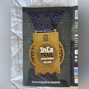 The Conqueror Gold Medal - Inca Trail Virtual Marathon